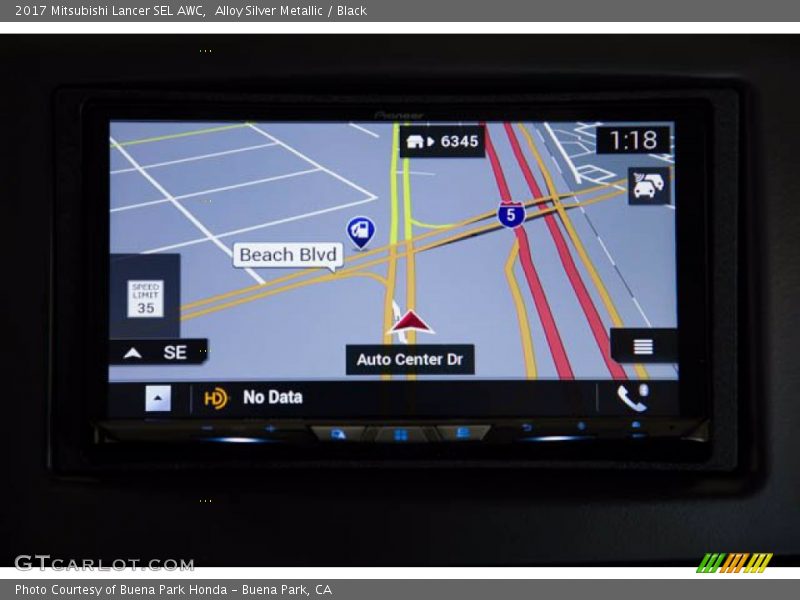 Alloy Silver Metallic / Black 2017 Mitsubishi Lancer SEL AWC