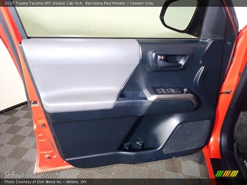 Barcelona Red Metallic / Cement Gray 2017 Toyota Tacoma SR5 Double Cab 4x4