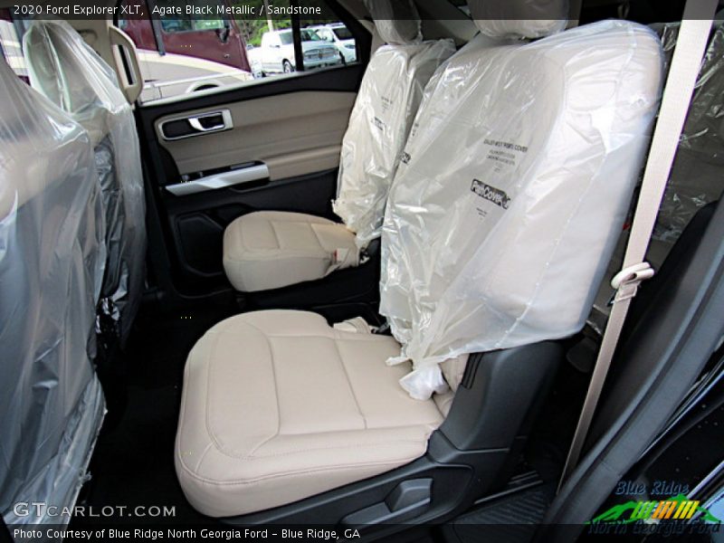 Agate Black Metallic / Sandstone 2020 Ford Explorer XLT
