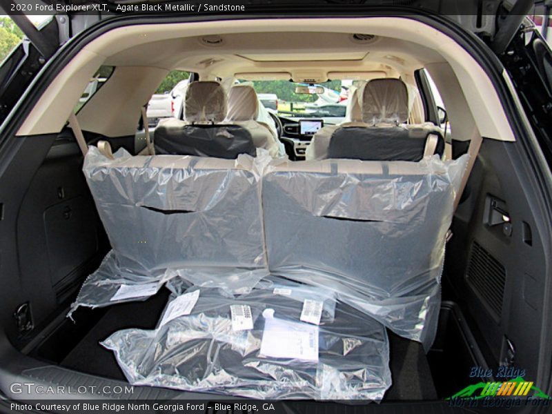 Agate Black Metallic / Sandstone 2020 Ford Explorer XLT
