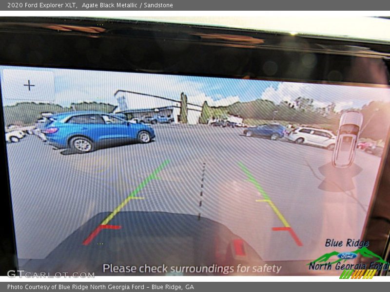 Agate Black Metallic / Sandstone 2020 Ford Explorer XLT