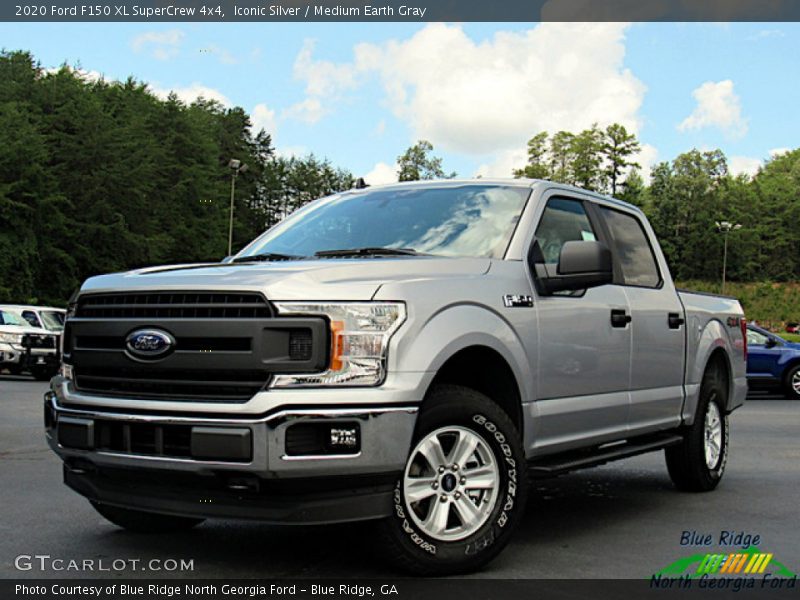 Iconic Silver / Medium Earth Gray 2020 Ford F150 XL SuperCrew 4x4