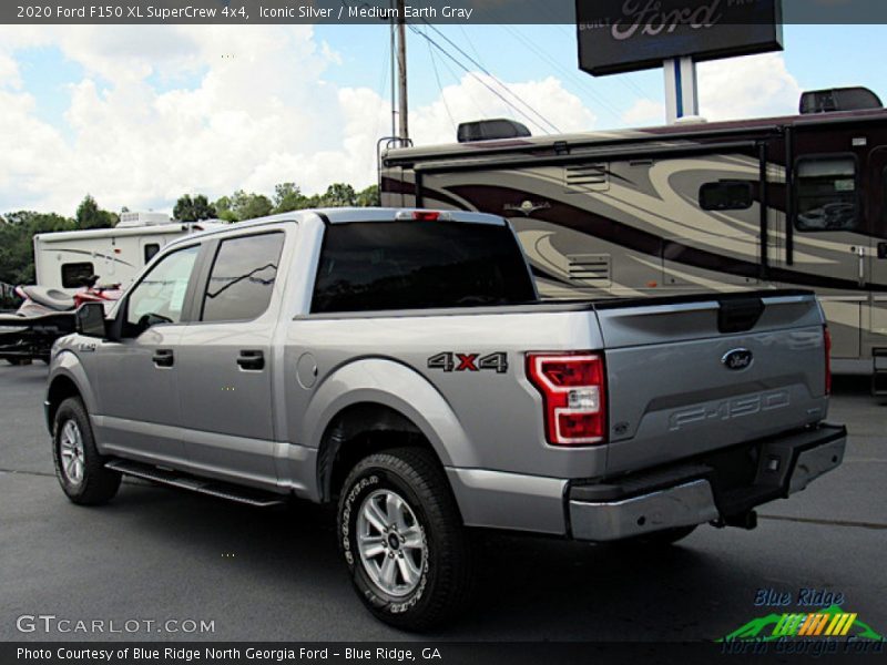 Iconic Silver / Medium Earth Gray 2020 Ford F150 XL SuperCrew 4x4