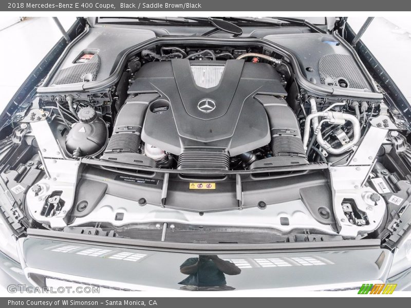 Black / Saddle Brown/Black 2018 Mercedes-Benz E 400 Coupe