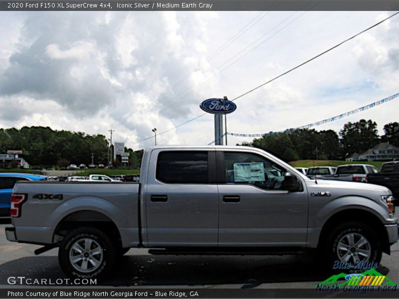 Iconic Silver / Medium Earth Gray 2020 Ford F150 XL SuperCrew 4x4