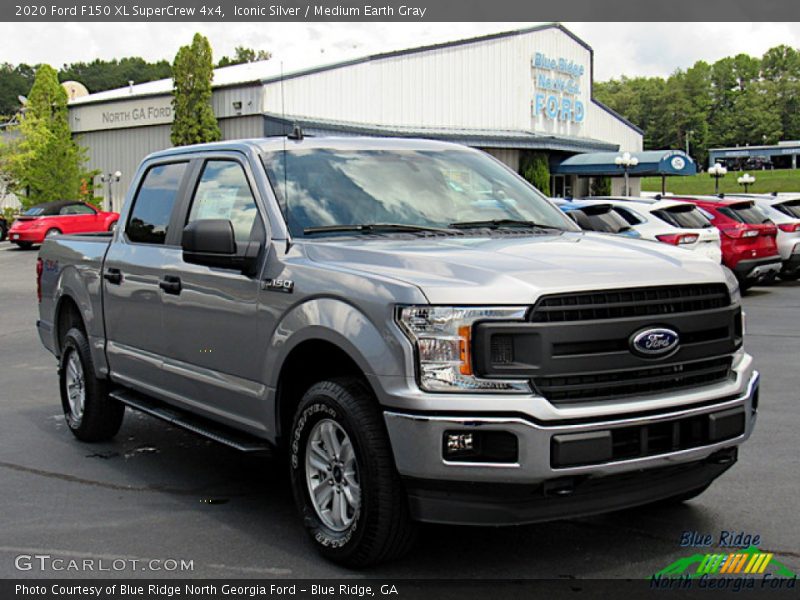 Iconic Silver / Medium Earth Gray 2020 Ford F150 XL SuperCrew 4x4