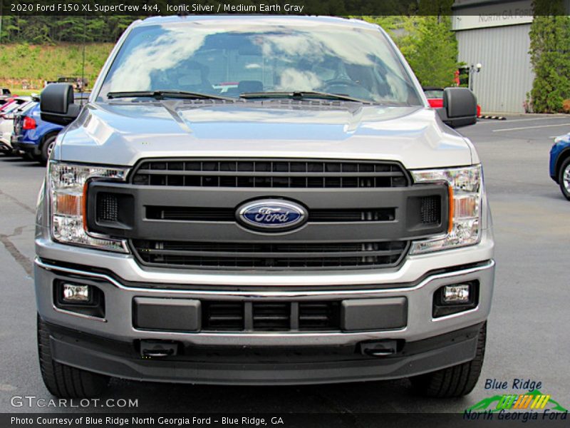 Iconic Silver / Medium Earth Gray 2020 Ford F150 XL SuperCrew 4x4