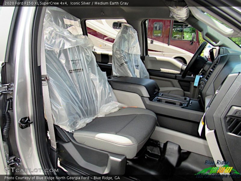 Iconic Silver / Medium Earth Gray 2020 Ford F150 XL SuperCrew 4x4