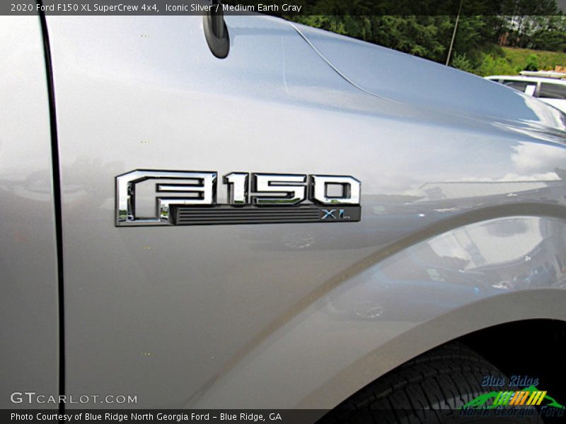 Iconic Silver / Medium Earth Gray 2020 Ford F150 XL SuperCrew 4x4