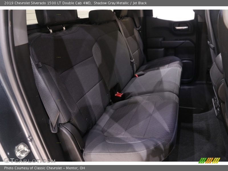 Shadow Gray Metallic / Jet Black 2019 Chevrolet Silverado 1500 LT Double Cab 4WD