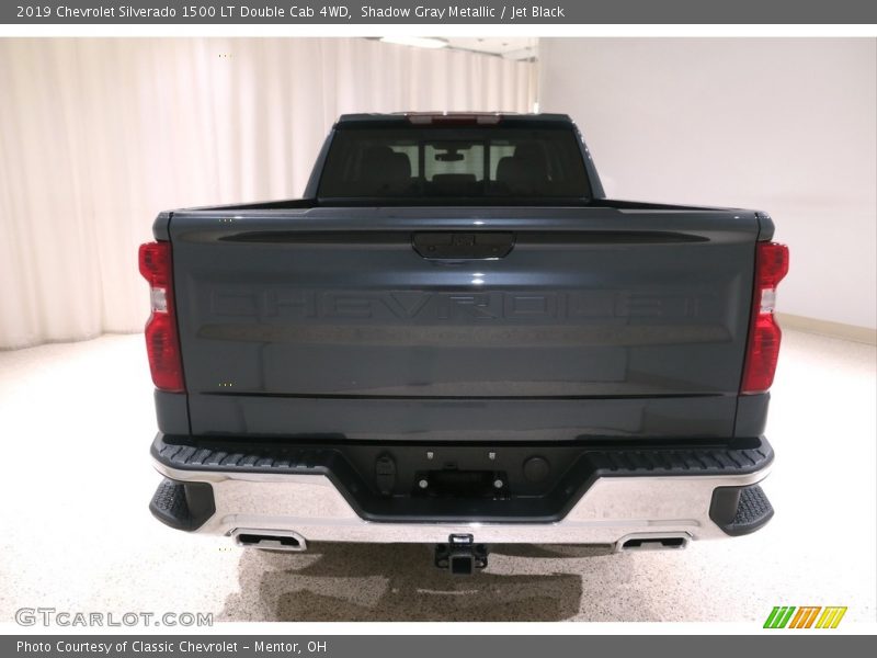 Shadow Gray Metallic / Jet Black 2019 Chevrolet Silverado 1500 LT Double Cab 4WD