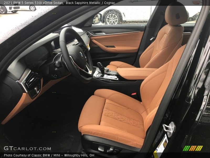  2021 5 Series 530i xDrive Sedan Cognac Interior