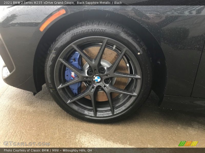 Black Sapphire Metallic / Black 2021 BMW 2 Series M235 xDrive Grand Coupe