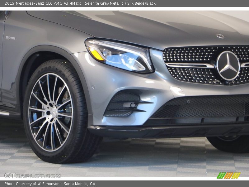 Selenite Grey Metallic / Silk Beige/Black 2019 Mercedes-Benz GLC AMG 43 4Matic