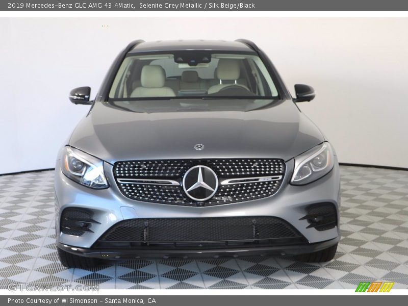 Selenite Grey Metallic / Silk Beige/Black 2019 Mercedes-Benz GLC AMG 43 4Matic