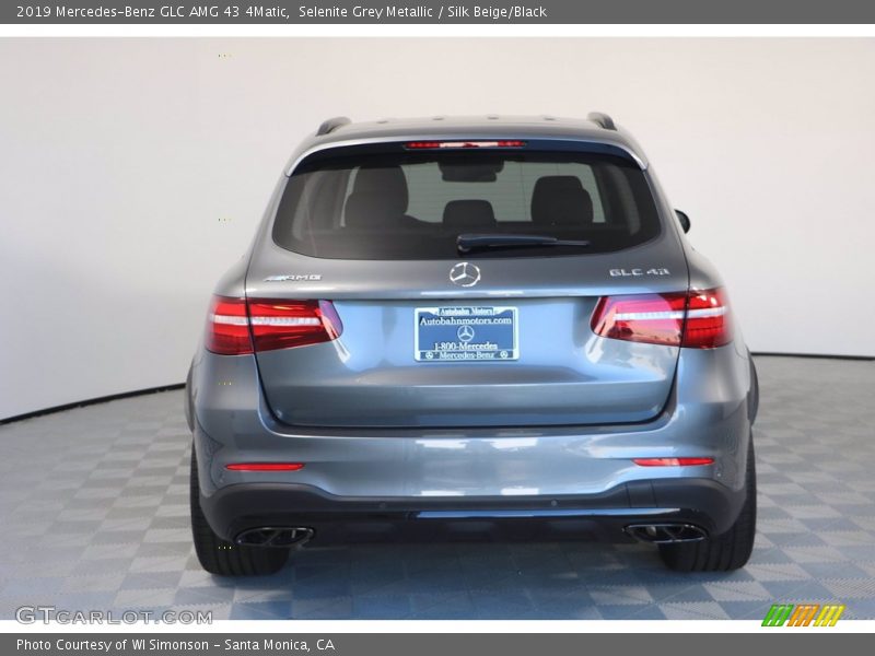 Selenite Grey Metallic / Silk Beige/Black 2019 Mercedes-Benz GLC AMG 43 4Matic