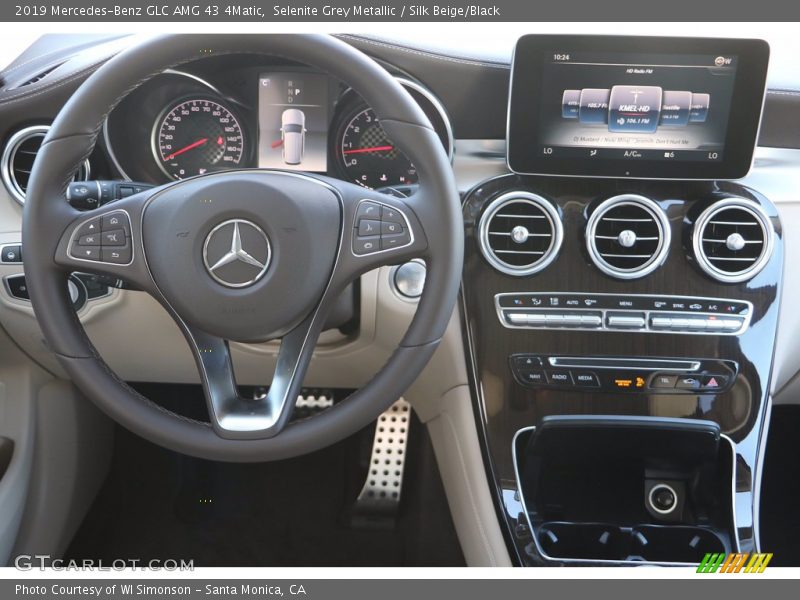 Selenite Grey Metallic / Silk Beige/Black 2019 Mercedes-Benz GLC AMG 43 4Matic