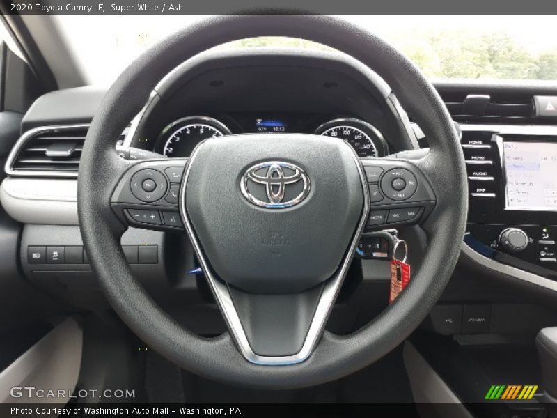 Super White / Ash 2020 Toyota Camry LE