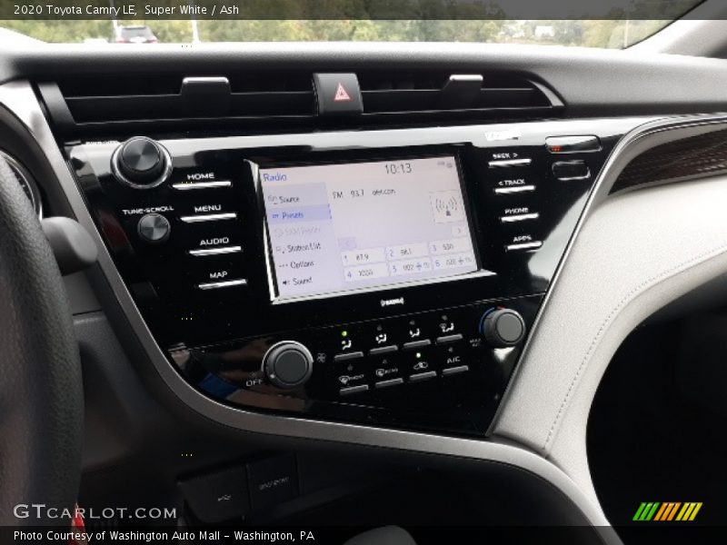 Super White / Ash 2020 Toyota Camry LE