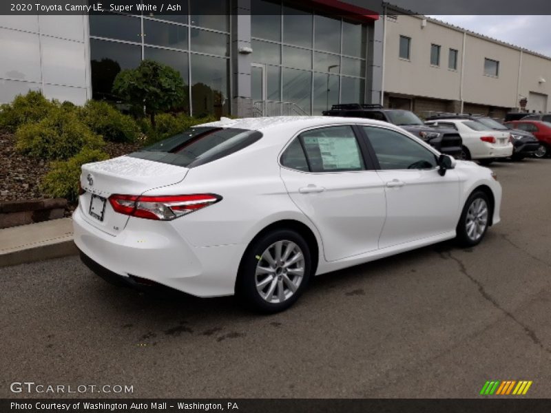 Super White / Ash 2020 Toyota Camry LE