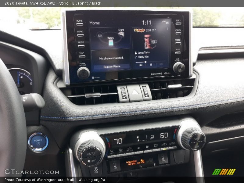 Blueprint / Black 2020 Toyota RAV4 XSE AWD Hybrid