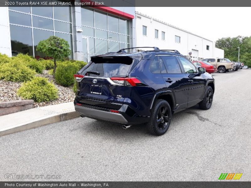 Blueprint / Black 2020 Toyota RAV4 XSE AWD Hybrid