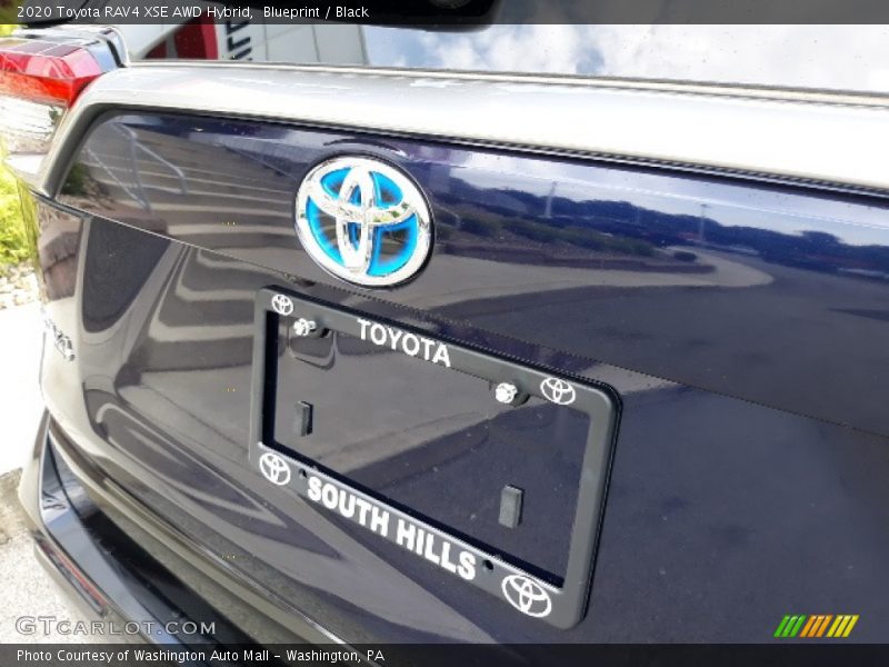 Blueprint / Black 2020 Toyota RAV4 XSE AWD Hybrid