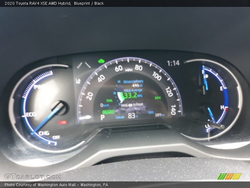 Blueprint / Black 2020 Toyota RAV4 XSE AWD Hybrid