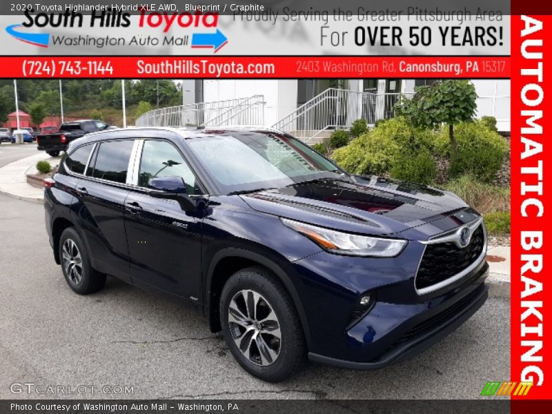 Blueprint / Graphite 2020 Toyota Highlander Hybrid XLE AWD
