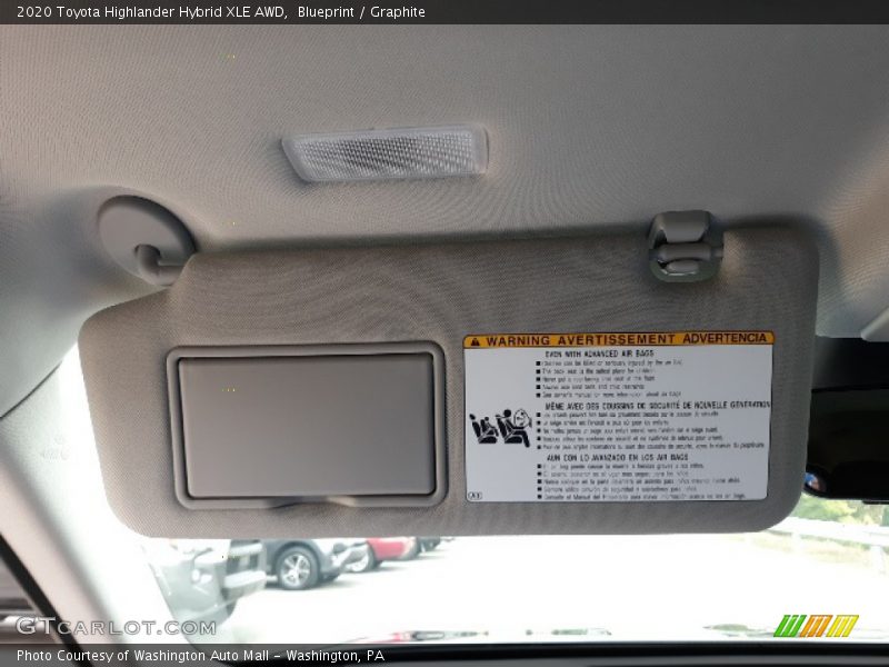 Blueprint / Graphite 2020 Toyota Highlander Hybrid XLE AWD
