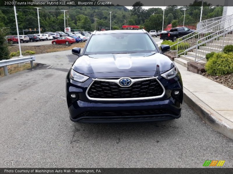 Blueprint / Graphite 2020 Toyota Highlander Hybrid XLE AWD