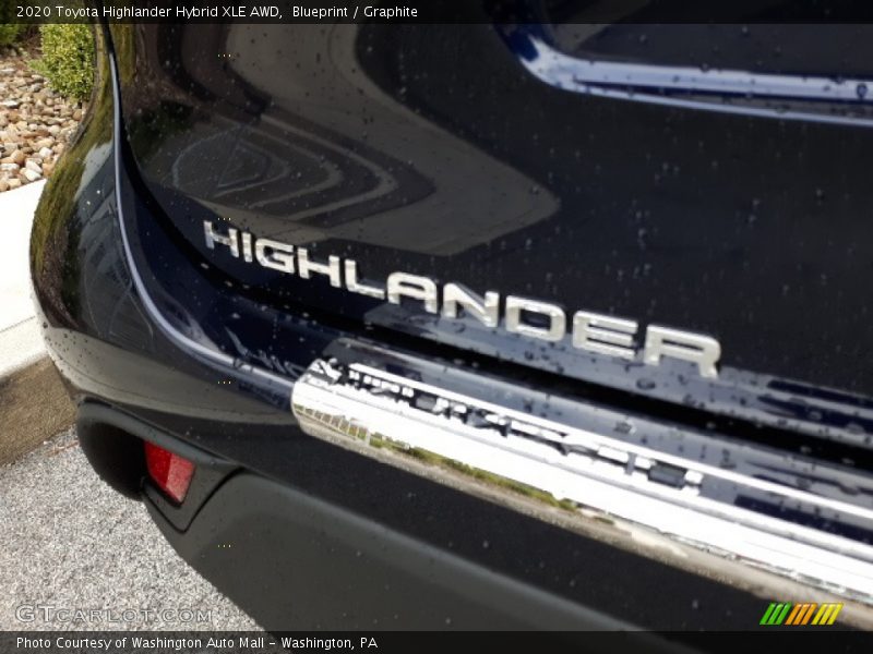 Blueprint / Graphite 2020 Toyota Highlander Hybrid XLE AWD