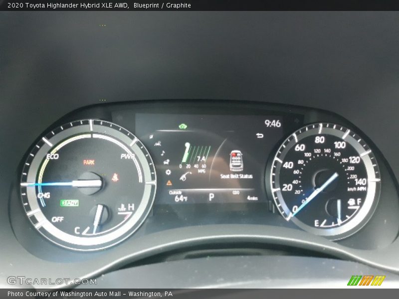 Blueprint / Graphite 2020 Toyota Highlander Hybrid XLE AWD