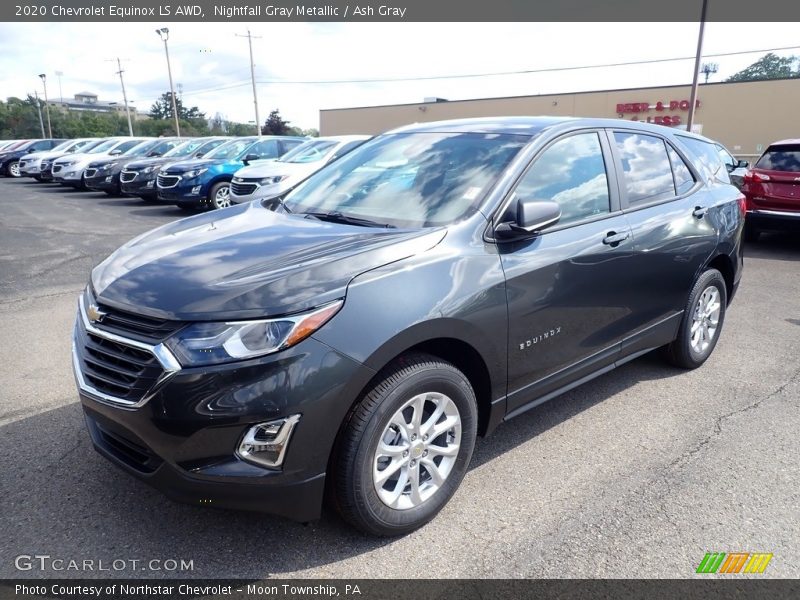 Nightfall Gray Metallic / Ash Gray 2020 Chevrolet Equinox LS AWD