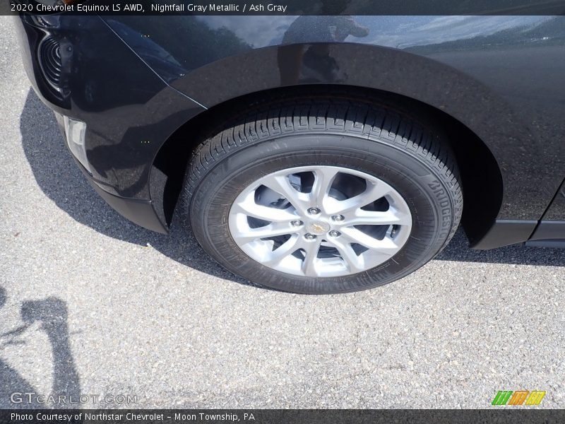 Nightfall Gray Metallic / Ash Gray 2020 Chevrolet Equinox LS AWD