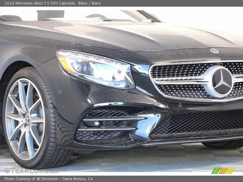 Black / Black 2019 Mercedes-Benz S S 560 Cabriolet