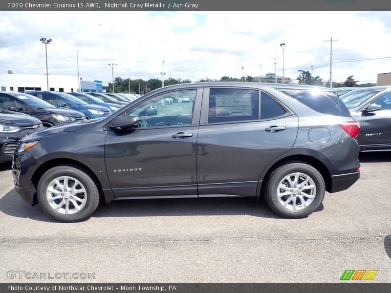 Nightfall Gray Metallic / Ash Gray 2020 Chevrolet Equinox LS AWD
