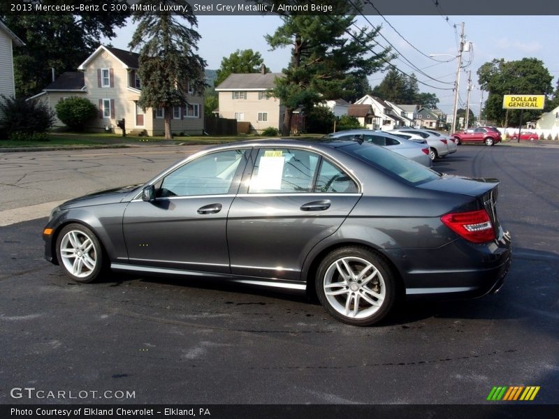 Steel Grey Metallic / Almond Beige 2013 Mercedes-Benz C 300 4Matic Luxury