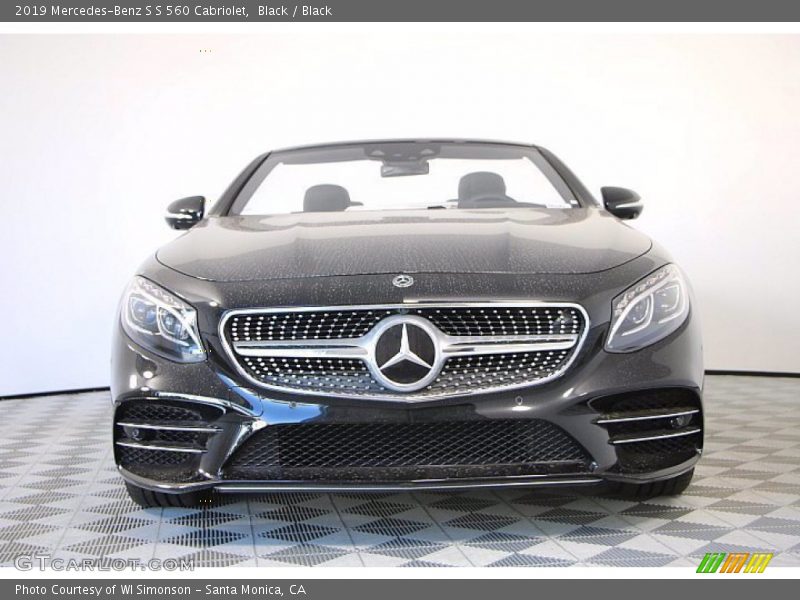 Black / Black 2019 Mercedes-Benz S S 560 Cabriolet