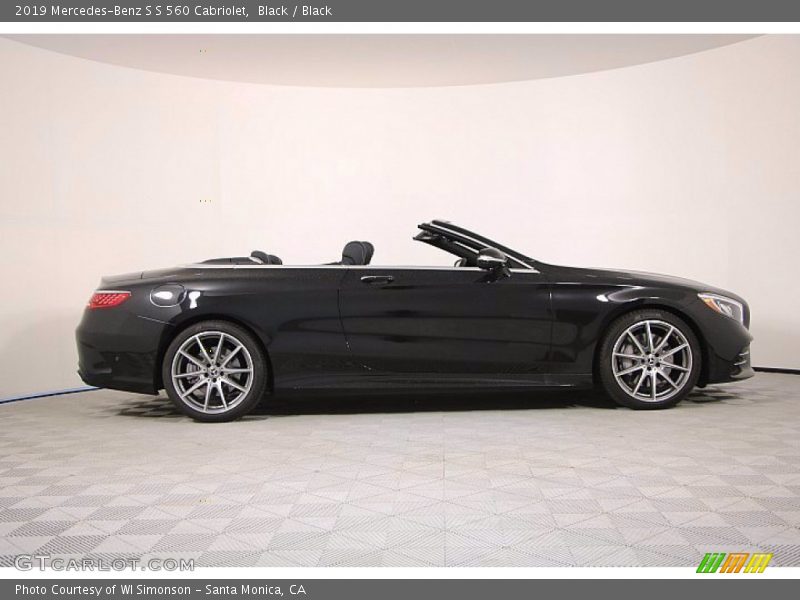 Black / Black 2019 Mercedes-Benz S S 560 Cabriolet