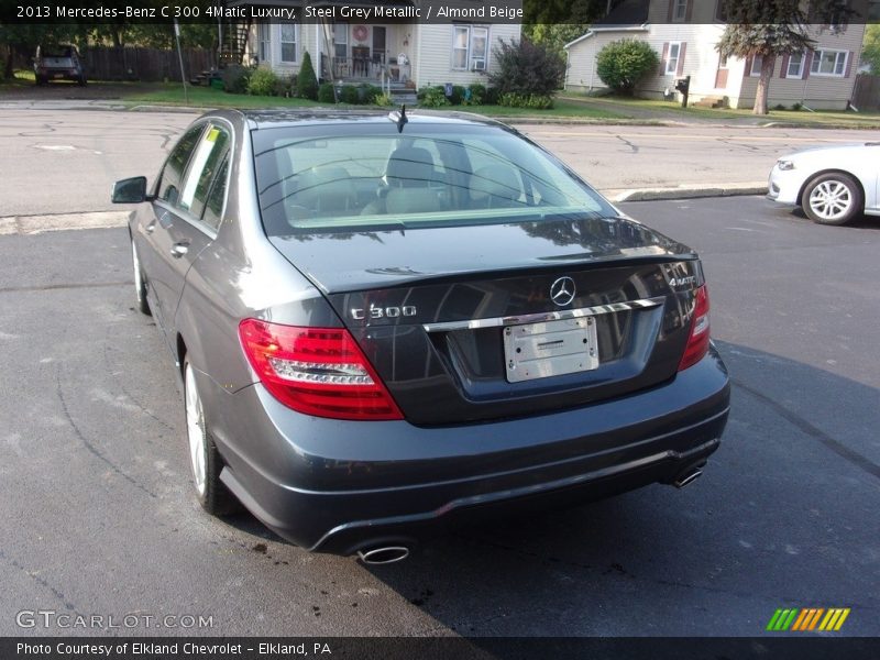 Steel Grey Metallic / Almond Beige 2013 Mercedes-Benz C 300 4Matic Luxury