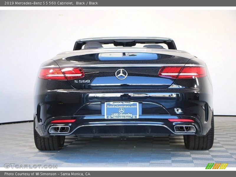 Black / Black 2019 Mercedes-Benz S S 560 Cabriolet