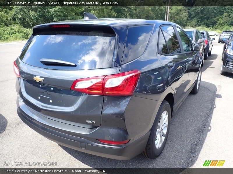 Nightfall Gray Metallic / Ash Gray 2020 Chevrolet Equinox LS AWD