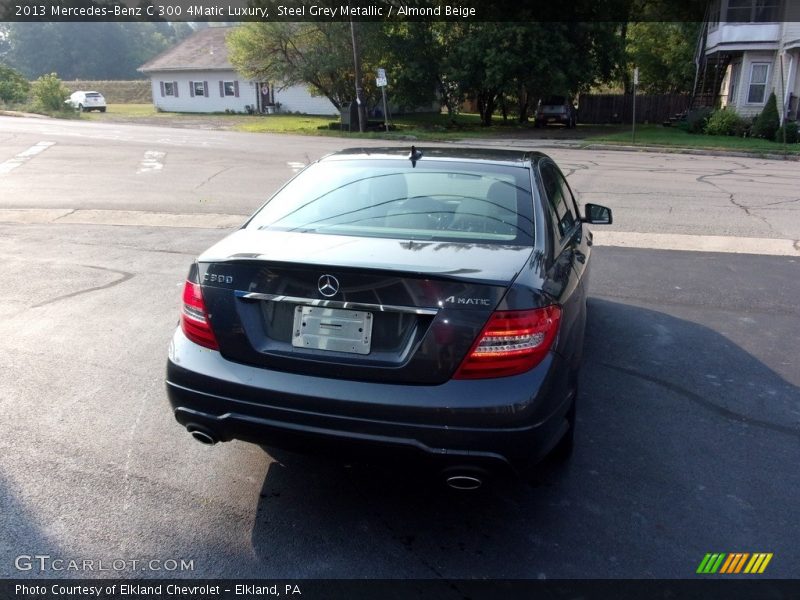 Steel Grey Metallic / Almond Beige 2013 Mercedes-Benz C 300 4Matic Luxury
