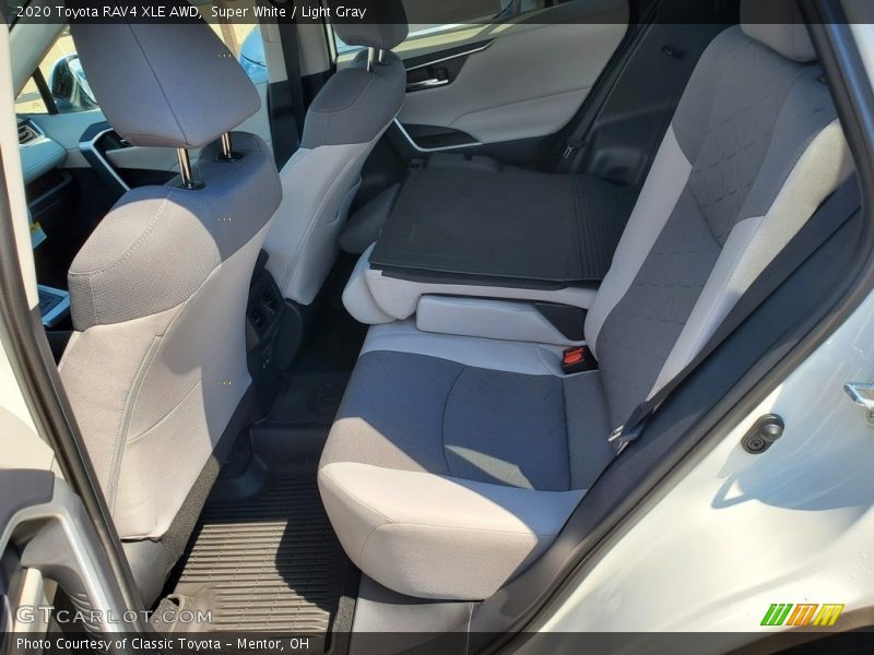 Super White / Light Gray 2020 Toyota RAV4 XLE AWD