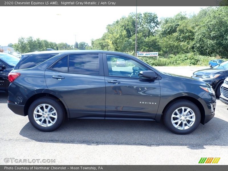 Nightfall Gray Metallic / Ash Gray 2020 Chevrolet Equinox LS AWD