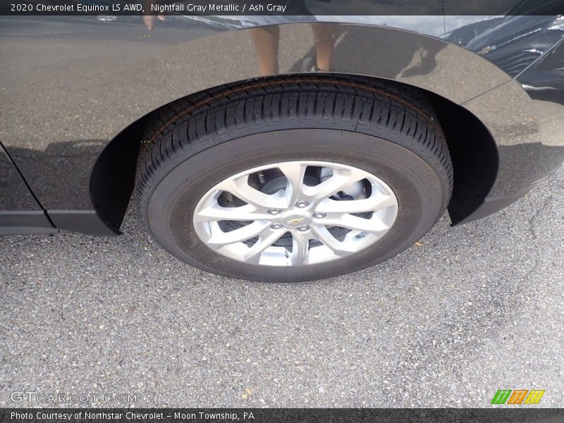 Nightfall Gray Metallic / Ash Gray 2020 Chevrolet Equinox LS AWD