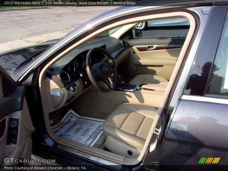 Steel Grey Metallic / Almond Beige 2013 Mercedes-Benz C 300 4Matic Luxury