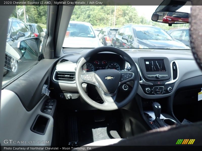 Nightfall Gray Metallic / Ash Gray 2020 Chevrolet Equinox LS AWD