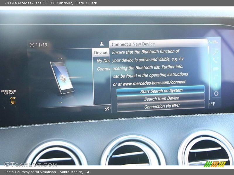 Black / Black 2019 Mercedes-Benz S S 560 Cabriolet